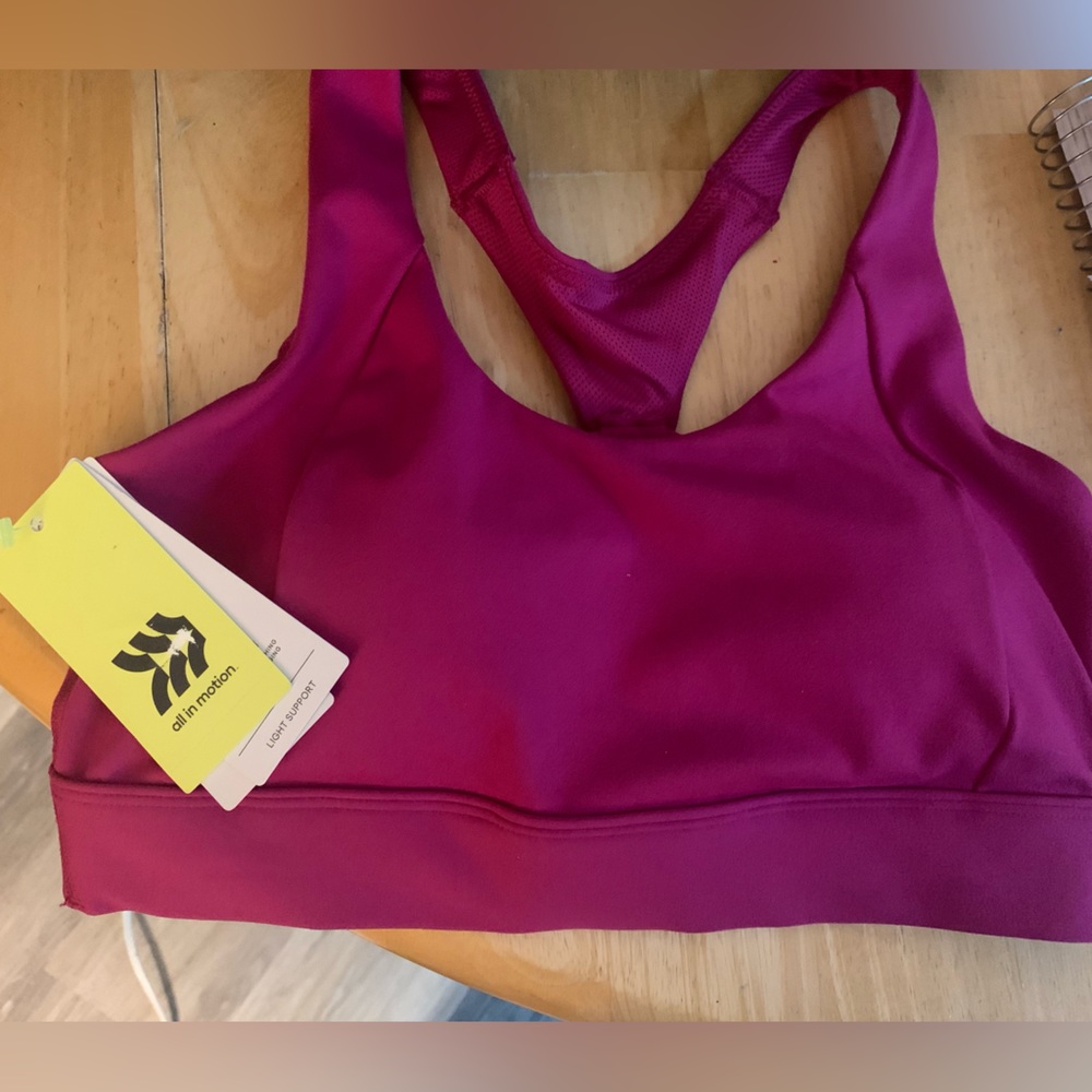All In Motion corded midline racer bra size Small - Picture 2 of 10